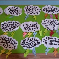 kagit işleri ,artık materyal ,sınıf süsü(642)