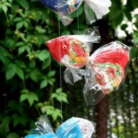 kagit işleri ,artık materyal ,sınıf süsü(660)