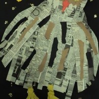 kagit işleri ,artık materyal ,sınıf süsü(679)