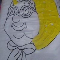 kagit işleri ,artık materyal ,sınıf süsü(710)