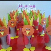 kagit işleri ,artık materyal ,sınıf süsü(712)