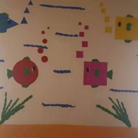 kagit işleri ,artık materyal ,sınıf süsü(731)