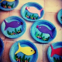 kagit işleri ,artık materyal ,sınıf süsü(738)