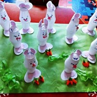 kagit işleri ,artık materyal ,sınıf süsü(753)