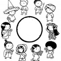 kagit işleri ,artık materyal ,sınıf süsü(768)