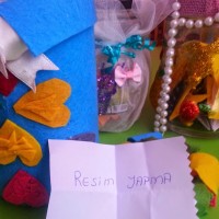 kagit işleri ,artık materyal ,sınıf süsü(785)