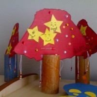 kagit işleri ,artık materyal ,sınıf süsü(791)