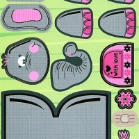 kagit işleri ,artık materyal ,sınıf süsü(796)