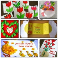 kagit işleri ,artık materyal ,sınıf süsü(822)