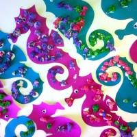 kagit işleri ,artık materyal ,sınıf süsü(849)