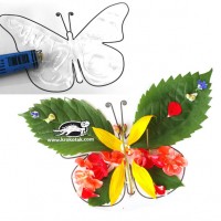 kagit işleri ,artık materyal ,sınıf süsü(853)