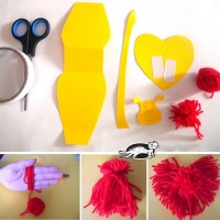 kagit işleri ,artık materyal ,sınıf süsü(861)