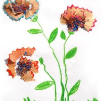 kagit işleri ,artık materyal ,sınıf süsü(886)