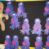 kagit işleri ,artık materyal ,sınıf süsü(898)