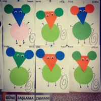 kagit işleri ,artık materyal ,sınıf süsü(991)