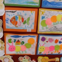 Kağıt katlama buruşturma, yuvarlama, sulu boya  (101)