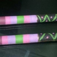 Kağıt katlama buruşturma, yuvarlama, sulu boya  (1018)