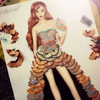 Kağıt katlama buruşturma, yuvarlama, sulu boya  (1061)