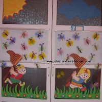 Kağıt katlama buruşturma, yuvarlama, sulu boya  (1064)