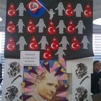 Kağıt katlama buruşturma, yuvarlama, sulu boya  (1101)