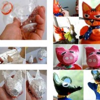 Kağıt katlama buruşturma, yuvarlama, sulu boya  (1102)