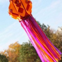 Kağıt katlama buruşturma, yuvarlama, sulu boya  (1111)