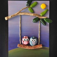 Kağıt katlama buruşturma, yuvarlama, sulu boya  (1121)