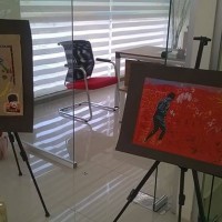 Kağıt katlama buruşturma, yuvarlama, sulu boya  (1123)