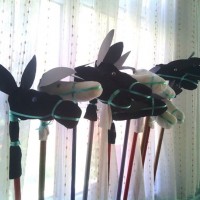 Kağıt katlama buruşturma, yuvarlama, sulu boya  (1131)