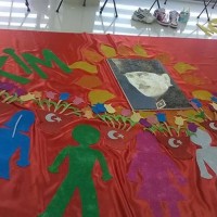 Kağıt katlama buruşturma, yuvarlama, sulu boya  (1132)