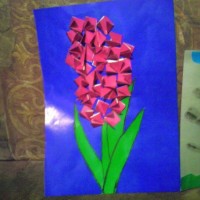 Kağıt katlama buruşturma, yuvarlama, sulu boya  (1180)