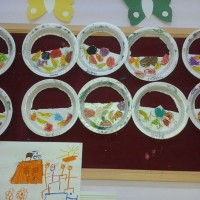 Kağıt katlama buruşturma, yuvarlama, sulu boya  (1185)