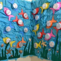 Kağıt katlama buruşturma, yuvarlama, sulu boya  (1192)