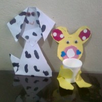 Kağıt katlama buruşturma, yuvarlama, sulu boya  (1193)