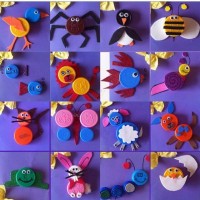 Kağıt katlama buruşturma, yuvarlama, sulu boya  (1194)