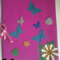 Kağıt katlama buruşturma, yuvarlama, sulu boya  (13)