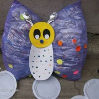 Kağıt katlama buruşturma, yuvarlama, sulu boya  (136)