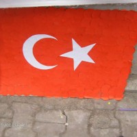 Kağıt katlama buruşturma, yuvarlama, sulu boya  (150)