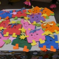 Kağıt katlama buruşturma, yuvarlama, sulu boya  (159)