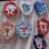 Kağıt katlama buruşturma, yuvarlama, sulu boya  (166)