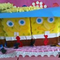 Kağıt katlama buruşturma, yuvarlama, sulu boya  (175)