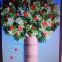 Kağıt katlama buruşturma, yuvarlama, sulu boya  (177)