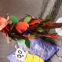 Kağıt katlama buruşturma, yuvarlama, sulu boya  (189)