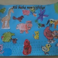 Kağıt katlama buruşturma, yuvarlama, sulu boya  (192)