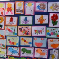 Kağıt katlama buruşturma, yuvarlama, sulu boya  (197)