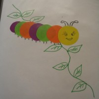 Kağıt katlama buruşturma, yuvarlama, sulu boya  (210)