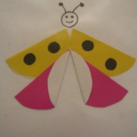 Kağıt katlama buruşturma, yuvarlama, sulu boya  (213)