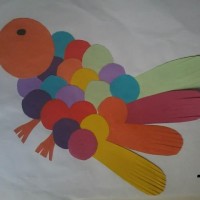 Kağıt katlama buruşturma, yuvarlama, sulu boya  (220)