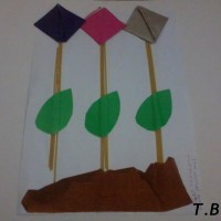 Kağıt katlama buruşturma, yuvarlama, sulu boya  (226)