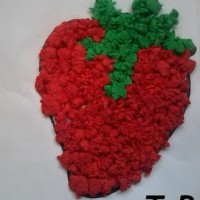 Kağıt katlama buruşturma, yuvarlama, sulu boya  (229)